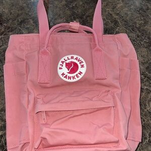Fjallraven Kanken Totepack Mini Pink Backpack Tote